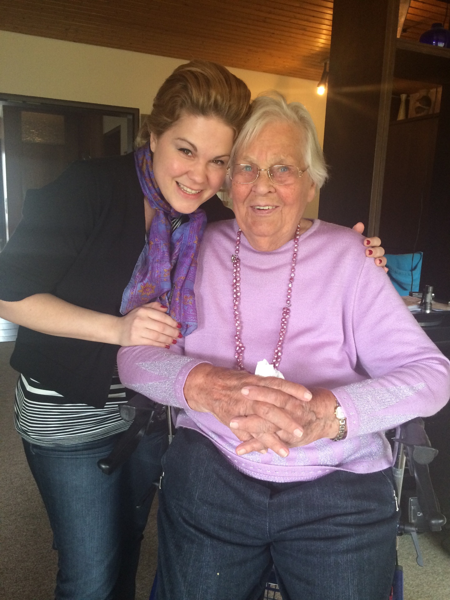 Nina with her grandmother Hildegard